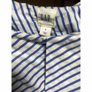 ギャップ(GAP)のGAP フリル　ブラウス　ストライプ(シャツ/ブラウス(長袖/七分))