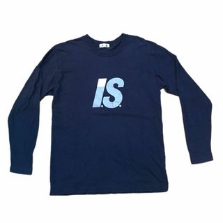 ISSEY MIYAKE - 80s I.S. イッセイミヤケ ロゴプリント 長袖Tシャツ ナス紺