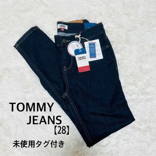 トミージーンズ(TOMMY JEANS)のTOMMY JEANS トミージーンズ　スキニーデニムパンツ　28 新品(デニム/ジーンズ)