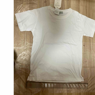 Tシャツ 白　接触冷感　Ｍ　未使用(Tシャツ(半袖/袖なし))