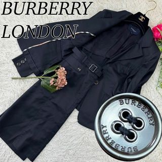 バーバリー(BURBERRY)のA660 バーバリーロンドン レディース スカート セットアップ M 40(Tシャツ(半袖/袖なし))