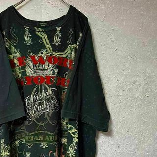 Cristian Audigier クリスチャンオードジェー Tシャツ 4XL(Tシャツ/カットソー(半袖/袖なし))