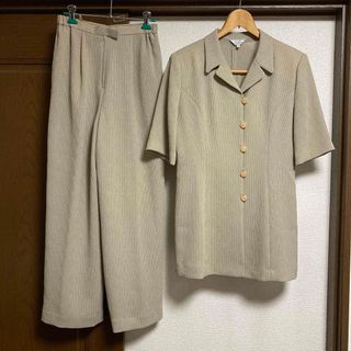 レリアン(leilian)のLeilian レリアン 半袖パンツスーツ  昭和レトロ　(スーツ)