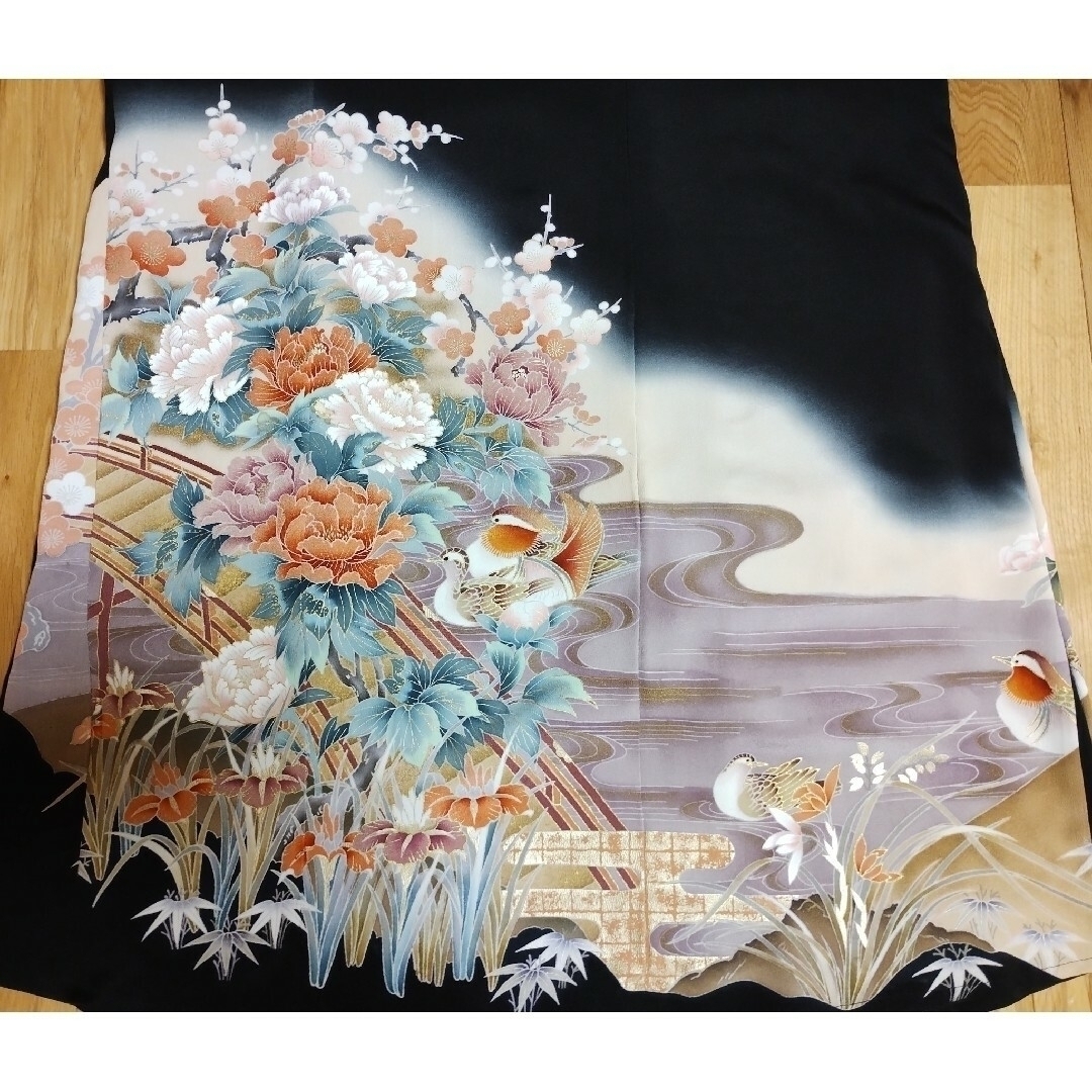 黒留袖 リメイク ワンピース Aライン おまけボレロ付 ワンピース 黒留袖 リメイク ワンピース Aライン おまけボレロ付 ワンピース