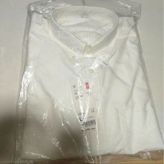 ユニクロ(UNIQLO)の■ ユニクロ　オックスフォードシャツ　Ｌ Off White(シャツ)