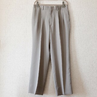 メンズ スラックス パンツ 夏用 ズボン W88  グレージュ(スラックス)