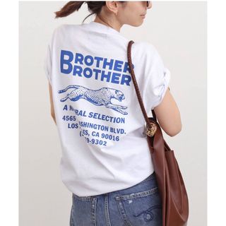 アパルトモンドゥーズィエムクラス(L'Appartement DEUXIEME CLASSE)のアパルトモン別注【BROTHER BROTHER/ブラザー ブラザー】 Tシャツ(Tシャツ(半袖/袖なし))