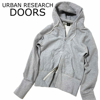 URBAN RESEARCH DOORS - 美品【URBAN RESEARCH DOORS】ダブルジップ フードパーカー