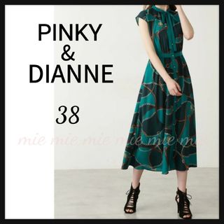 Pinky&Dianne - ◆PINKY & DIANNE　スカーフプリントワンピース　 38★