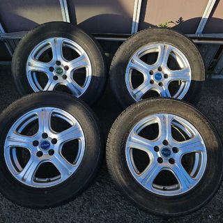 ブリヂストン(BRIDGESTONE)のBRIDGESTONE FEID 15inch 6J 5H(タイヤ・ホイールセット)