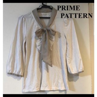 プライムパターン(PRIME PATTERN)のPRIME PATTERN プライムパターン リボン フリル ブラウス トップス(シャツ/ブラウス(長袖/七分))