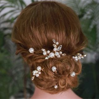 結婚式 コーム ヘアアクセサリー　お呼ばれ　髪飾り　ヘッドドレス　ウェディング(その他)