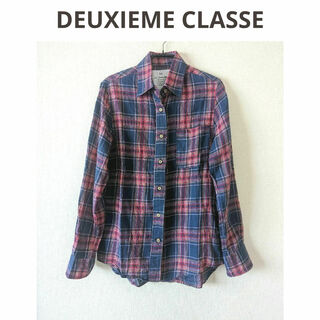 ドゥーズィエムクラス(DEUXIEME CLASSE)のDEUXIEMECLASSE◆チェックシャツ(シャツ/ブラウス(長袖/七分))