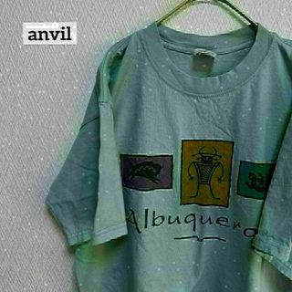 Anvil - anvil アンビル Tシャツ 半そで ロゴ アルバカーキ USA M