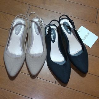 miniministore 走れるパンプス バックストラップパンプス ミニミニス(ハイヒール/パンプス)