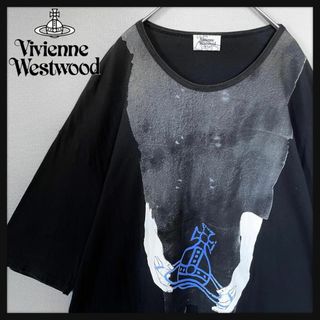 Vivienne Westwood - 【ビッグシルエット☆オーブデザイン】ヴィヴィアンウエストウッド ロゴ Tシャツ