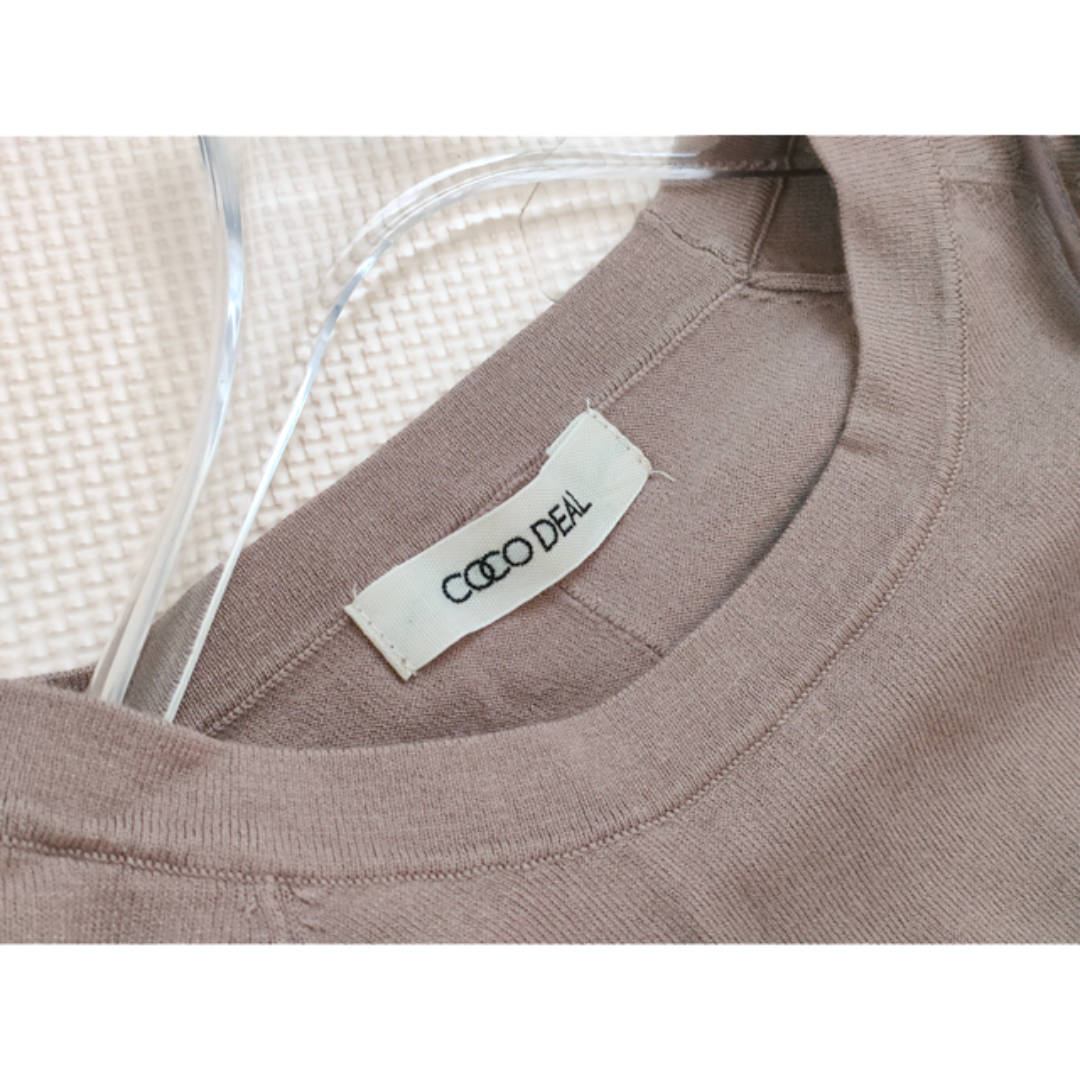 COCO DEAL - 【COCO DEAL】チュールキャミワンピース×ニット
