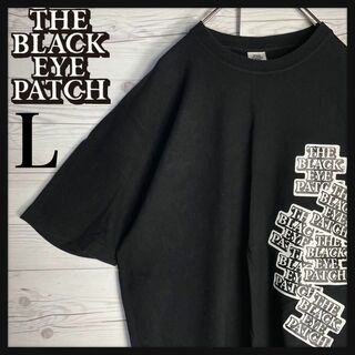【希少Lサイズ】ブラックアイパッチ ロゴ満載 即完売モデル Tシャツ(Tシャツ/カットソー(半袖/袖なし))