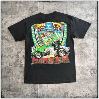 【C424】ARIZONA SPORT 00s USA製古着 半袖Tシャツ 黒(Tシャツ/カットソー(半袖/袖なし))