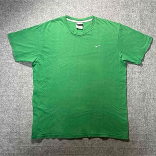 ナイキ(NIKE)の00's archive NIKE Tshirt Green ワンポイント刺繍(Tシャツ/カットソー(半袖/袖なし))