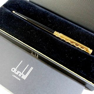 ダンヒル(Dunhill)の【極美品 送料込み】ダンヒル ボールペン ゴールド ブラック(ペン/マーカー)