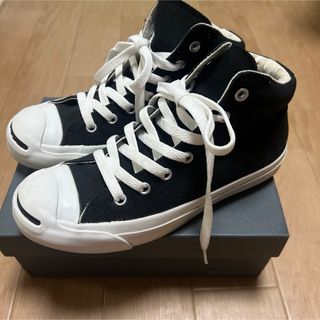 コンバース(CONVERSE)のSALE中 値段交渉◎ CONVERSE ジャックパーセル ブラック 22.5(スニーカー)