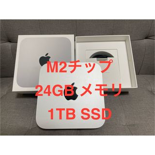 Apple - Mac Mini M2チップ、1TB SSD、24GB メモリ