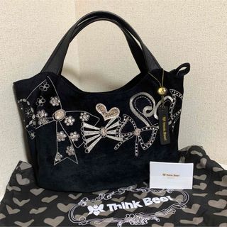 Think Bee! - 未使用 Think Bee! シンクビー リボンズ バッグ ファスナータイプ 黒