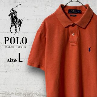 ポロラルフローレン(POLO RALPH LAUREN)の美品 ポロ ラルフローレン メンズ 半袖 ポロシャツ M 刺繍ロゴ 送料無料(ポロシャツ)