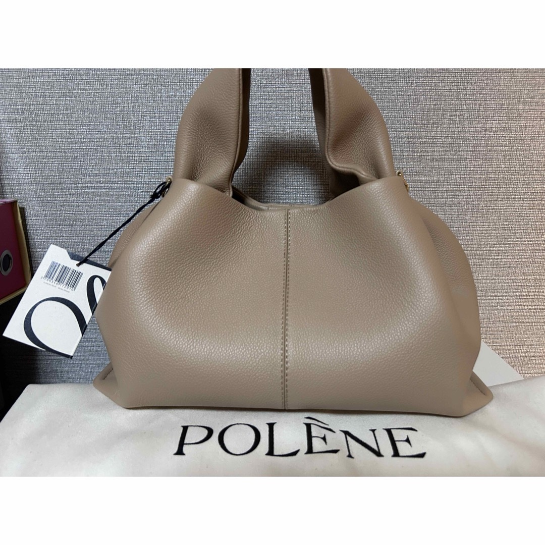 新品!polene NUMERO NEUF ベージュテクスチャード ポレーヌ 新品!polene NUMERO NEUF ベージュテクスチャード ポレーヌ