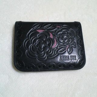 アナスイ(ANNA SUI)のANNA SUI ♪定期入れ Black(名刺入れ/定期入れ)