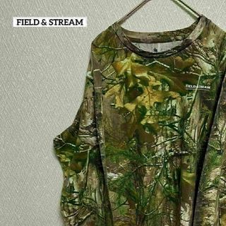 FIELD & STREAM ロンT 長袖 迷彩 リアルツリーカモ M(Tシャツ/カットソー(七分/長袖))