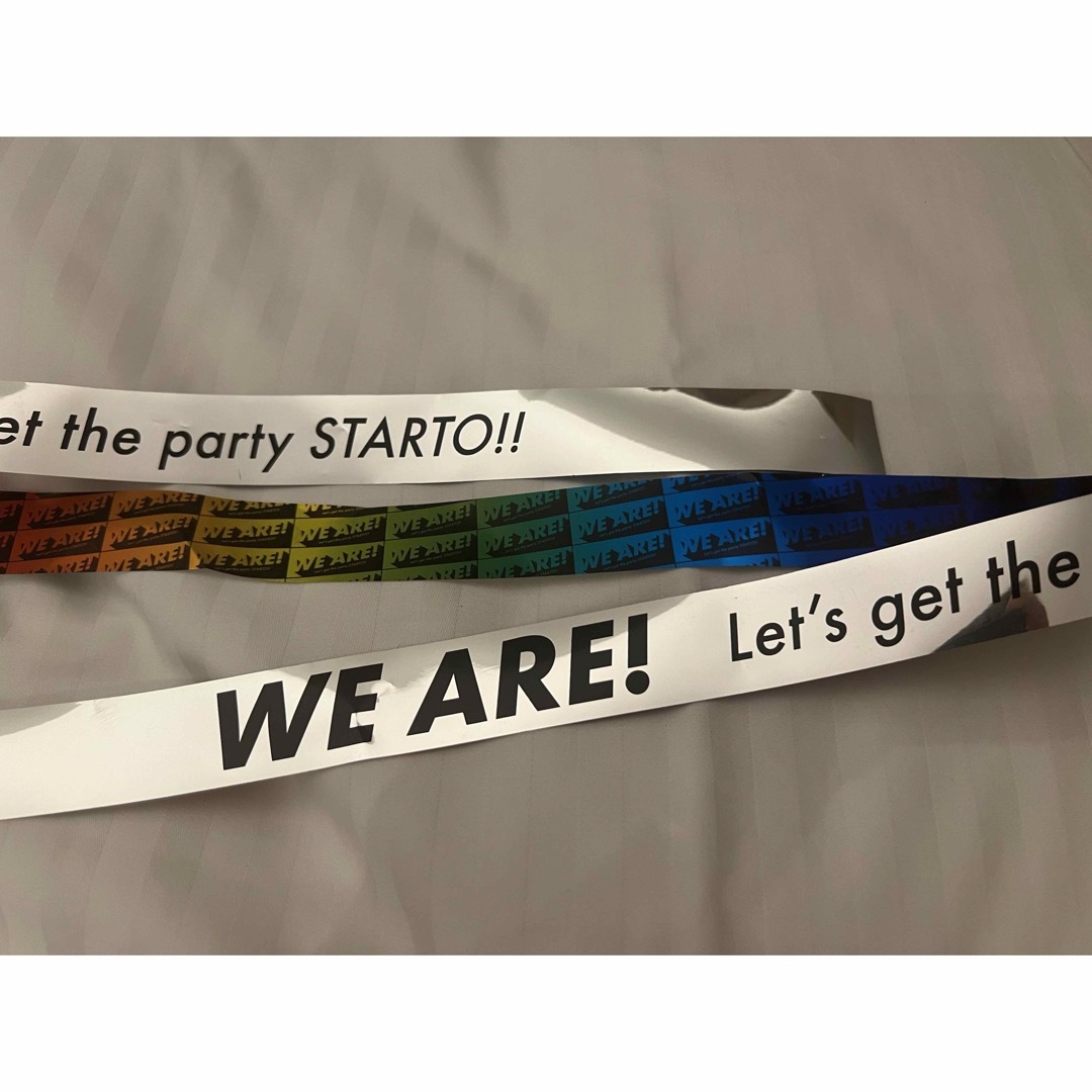 Johnny's(ジャニーズ)のWE ARE let's get party STARTO ウィア魂 銀テープ エンタメ/ホビーのタレントグッズ(アイドルグッズ)の商品写真