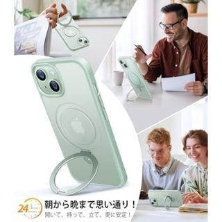 【美品】TORRAS iPhone15 ケース 永久磁石  リング マグネット(iPhoneケース)