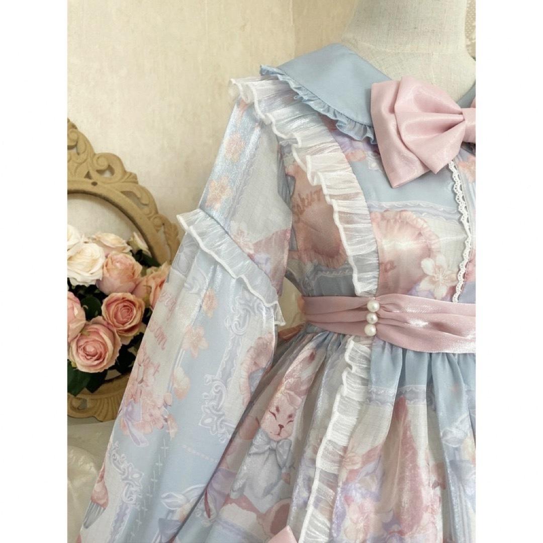 Angelic Pretty - ロリィタ ワンピース ピンク 水色 ゆめかわ Angelic Pretty - ロリィタ ワンピース ピンク 水色 ゆめかわ