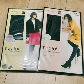 GUNZE - tuche トゥシェ タイツ 2枚セット 60デニール グンゼ GUNZE