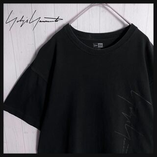 Yohji Yamamoto - 【希少モデル☆XLサイズ】ヨウジヤマモト 刺繍ロゴ Tシャツ バックプリント
