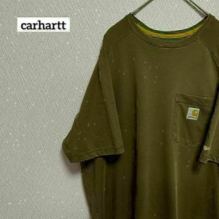 carhartt - carhartt カーハート Tシャツ 半袖 シンプル ワンポイント ロゴ L