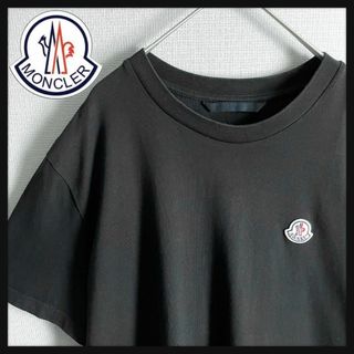 モンクレール(MONCLER)の【美品バックプリント☆高級☆刺繍ロゴ】モンクレール Tシャツ 半袖 入手困難(Tシャツ/カットソー(半袖/袖なし))