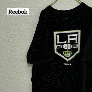 Reebok - Reebok リーボック Tシャツ 半袖 NHL シンプル ブラック L