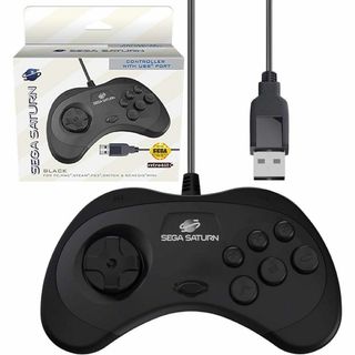 ゲームパッド コントローラー Official Sega Saturn USB(PC周辺機器)