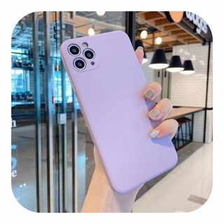 【数量限定】新しいスクエアリキッドシリコンフォンケースFor iPhone 11(その他)