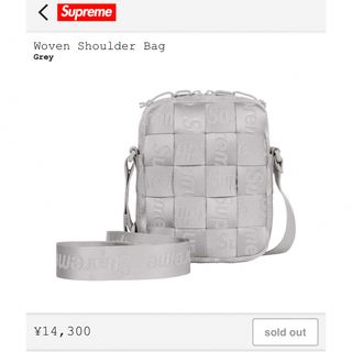 シュプリーム(Supreme)の2024ss Supreme Woven  Shoulder Bag Grey(ショルダーバッグ)