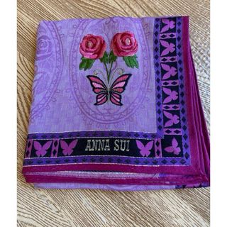 アナスイ(ANNA SUI)のAnna Sui アナスイ　ハンカチ　刺繍(ハンカチ)