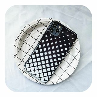 【数量限定】スクエアテクスチャ電話ケースFor iPhone 11 Pro Ma(その他)