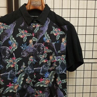 ダイエットブッチャースリムスキン(DIET BUTCHER SLIM SKIN)の14s DBSS Black Panther Design S/S Shirts(シャツ)