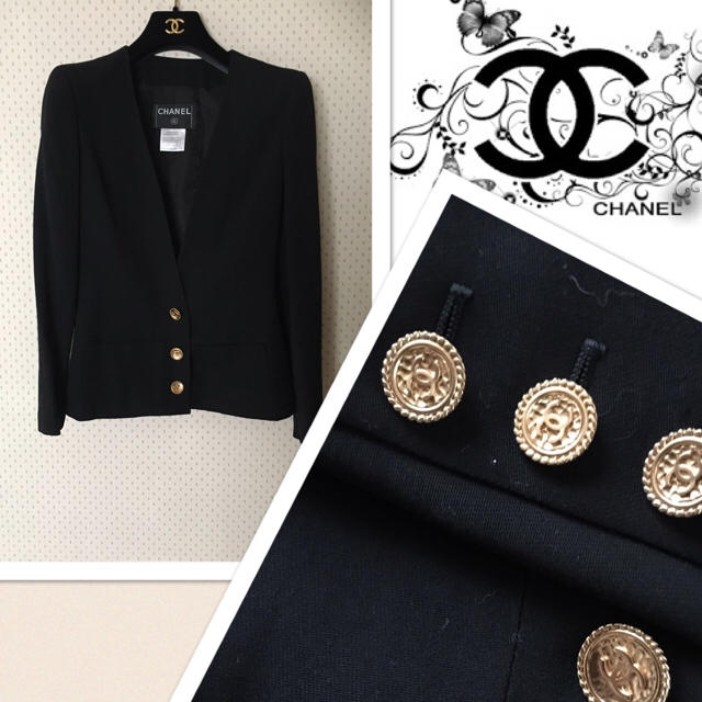 CHANEL(シャネル)のなぎさま専用シャネルジャケット🎀美品 レディースのジャケット/アウター(ノーカラージャケット)の商品写真