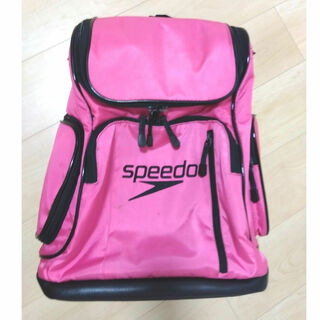 スピード(SPEEDO)のスピード　speedo バックパック　リュック　旅行　大容量　ピンク　希少　部活(リュック/バックパック)