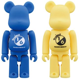 メディコムトイ(MEDICOM TOY)のノベルティ RUBBER CATING Blue & Yellow ベアセット(その他)