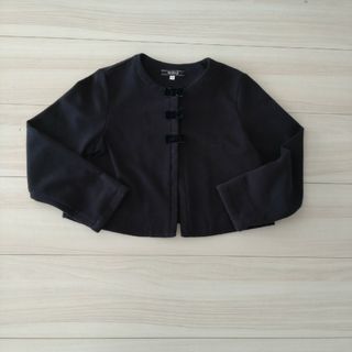 ハッシュアッシュ(HusHush)のhushush　子供服ボレロ　130cm　美品(ジャケット/上着)